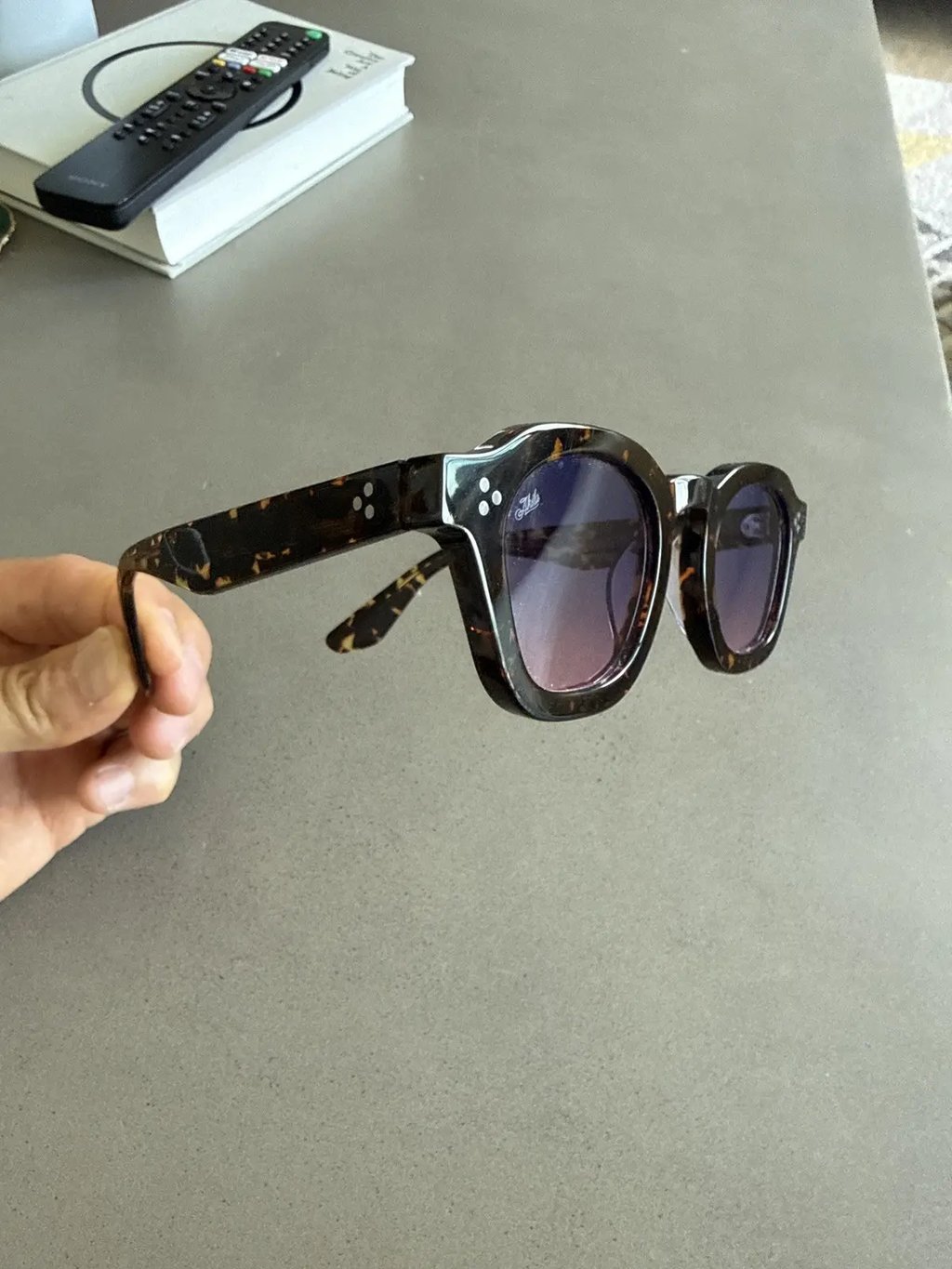 Akila Eyewear - Purple Gradient Sunglasses in Brown, Men's