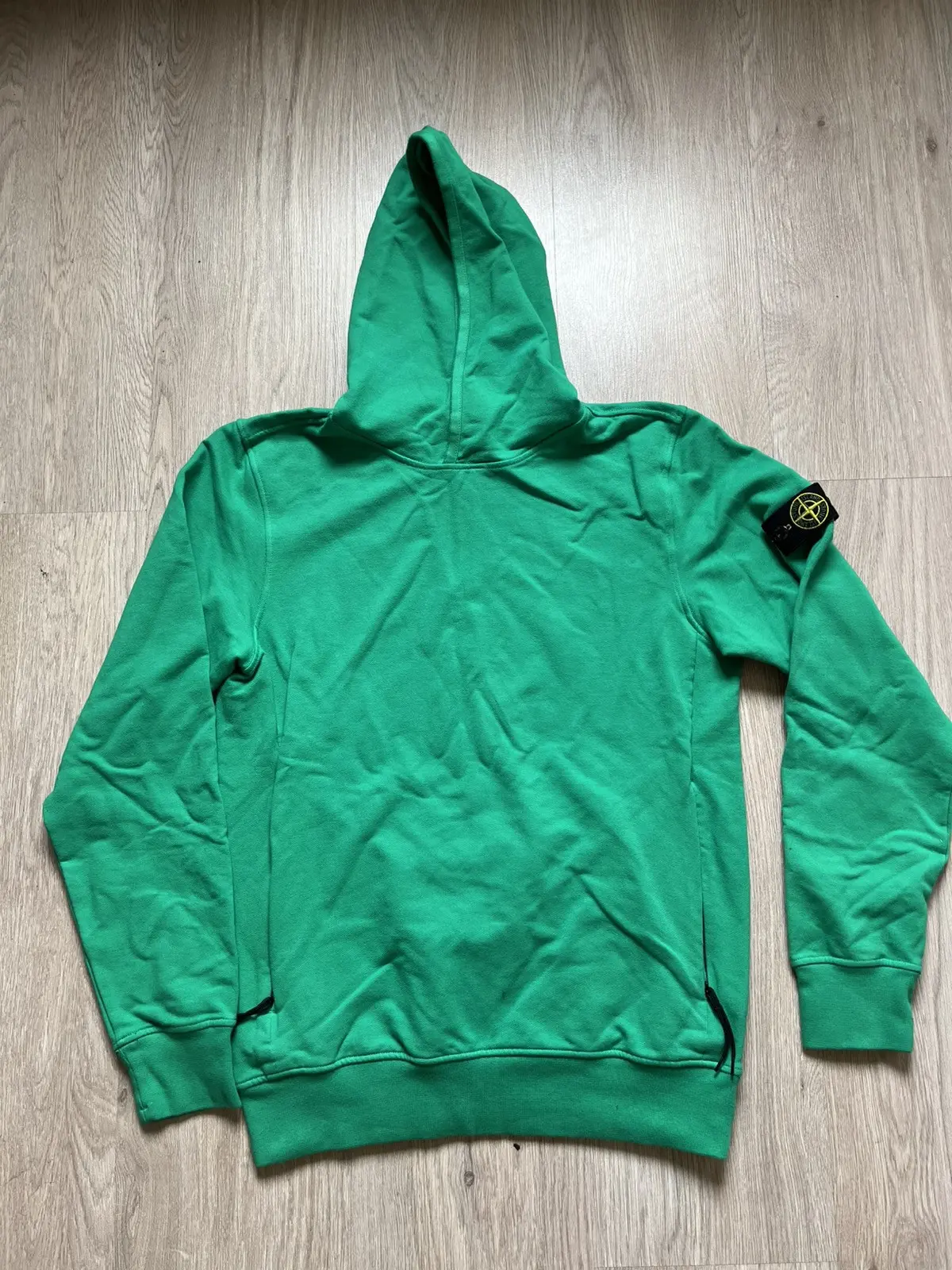 Stone Island Classic Hoodie Green, Men's (Size XS)