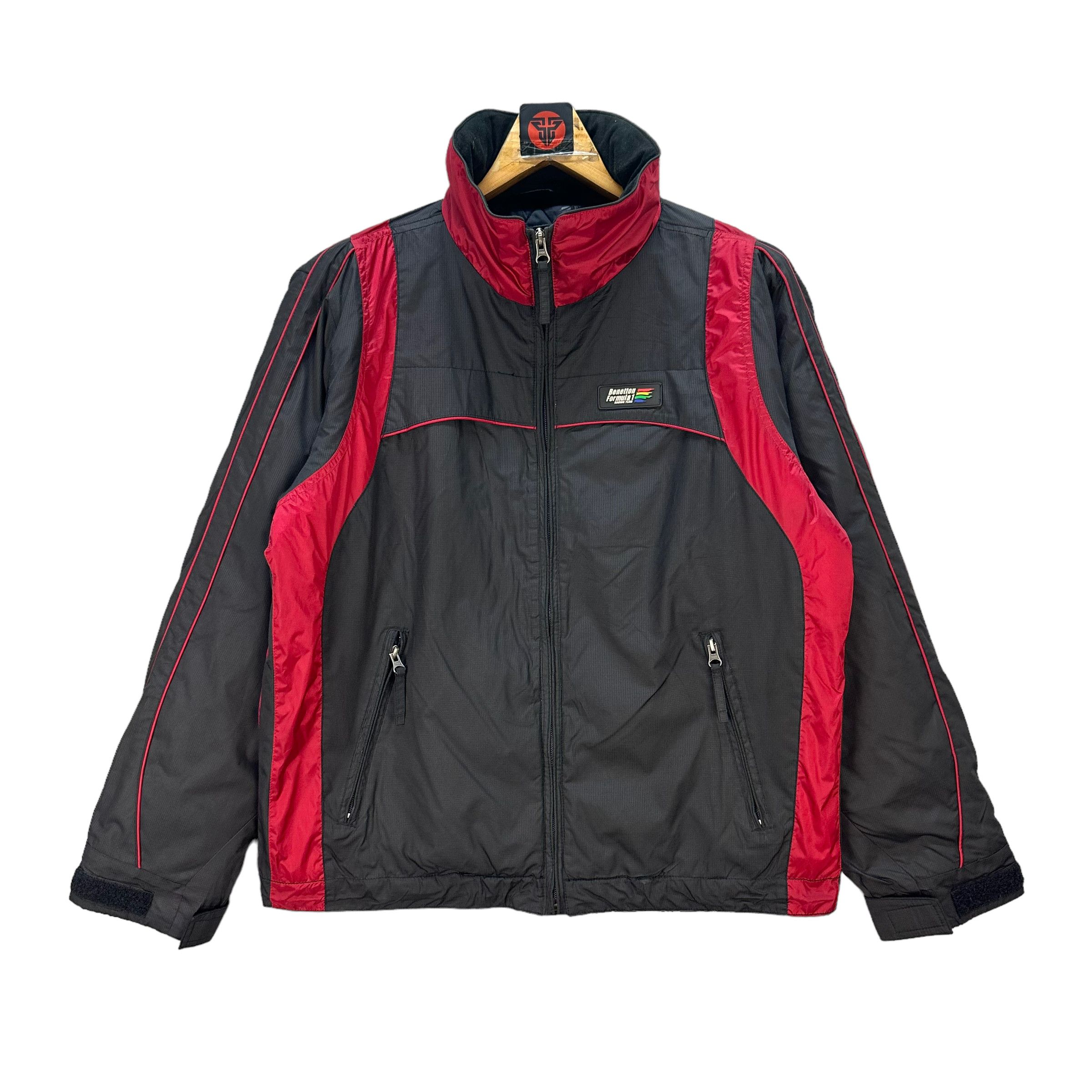 Benetton Formula 1 Jacket 7687-164 in Black, Men's (Size Medium)