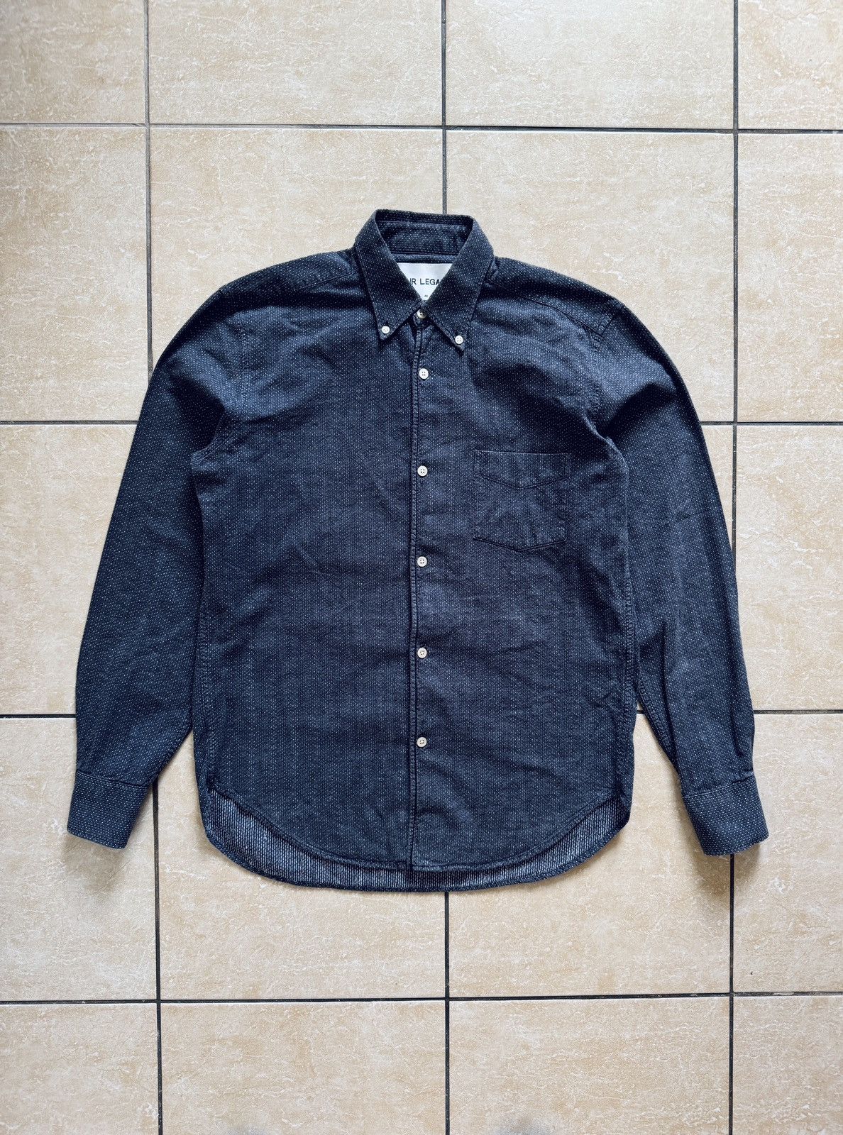 Our Legacy Ss14 Garmentdyed Shirt in Black, Men's (Size Small)