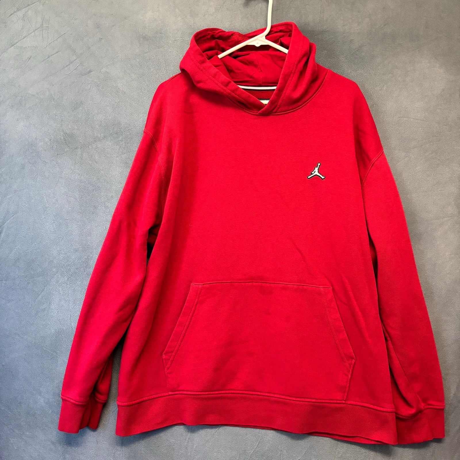 Jordan Brand Hoodie Men's XL Pullover Jumper Sweatshirt Red