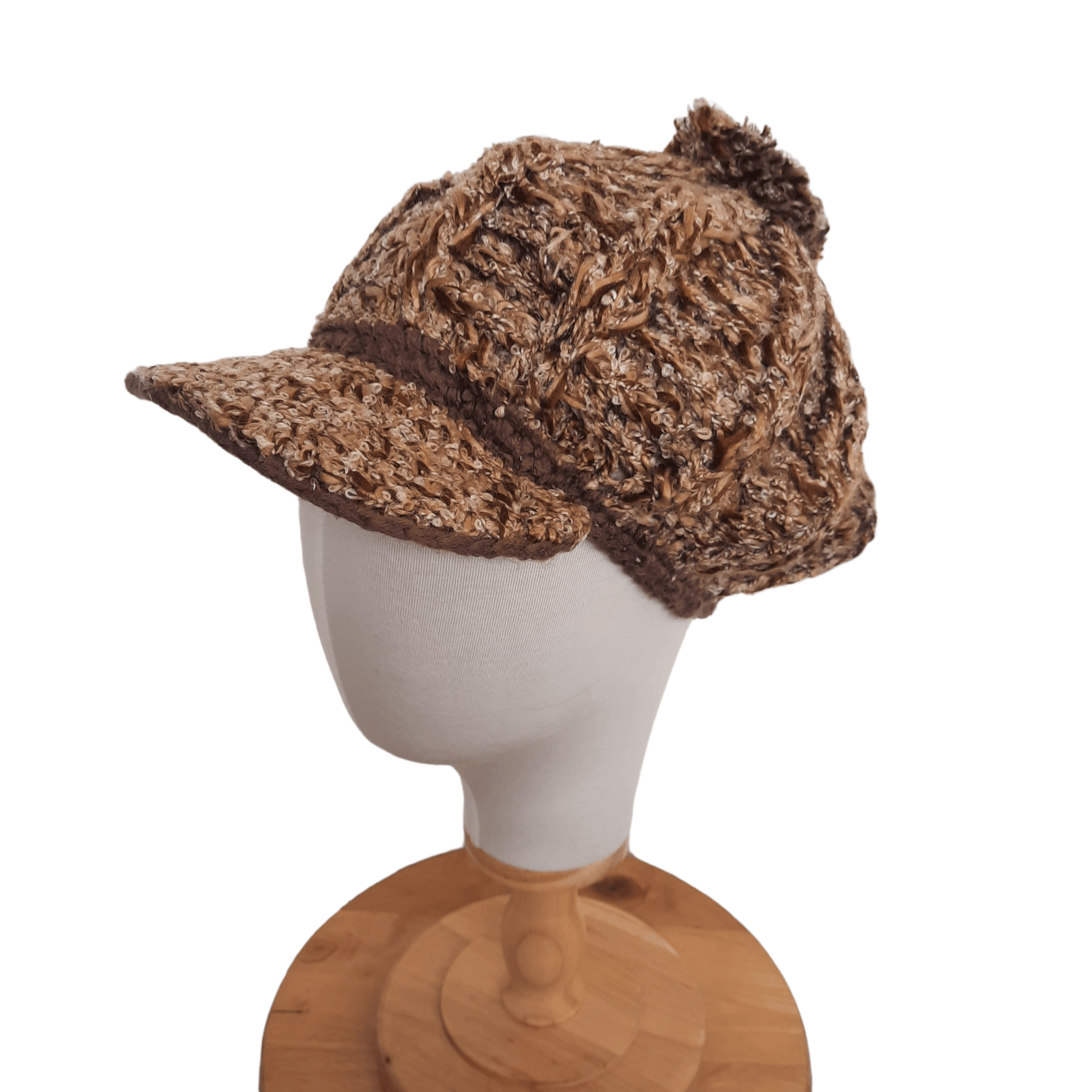 Vintage Ellesse Knit Newsboy Hat, Men's
