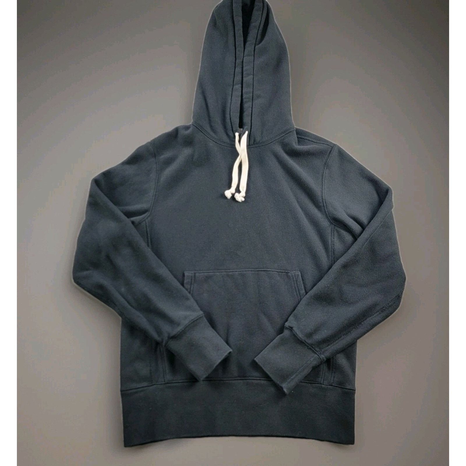 Todd Snyder X Champion Popover Hoodie Sweatshirt in Black, Men's (Size Medium)