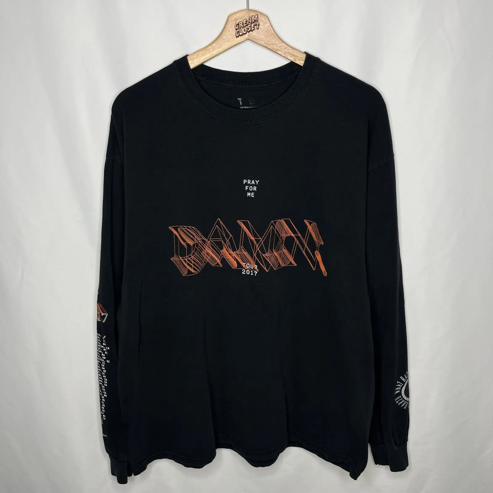 Kendrick Lamar x Top Dawg Entertainment Tde Pg Lang Gnx Big Steppers Damn. Tour Merch Tee in Black (Size XL)
