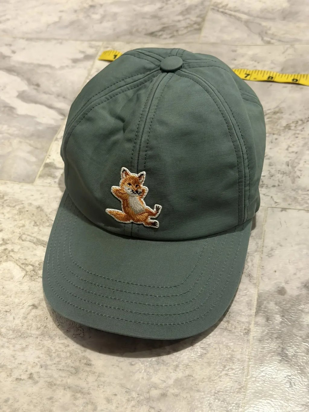 Maison Kitsune Green Hat, Men's