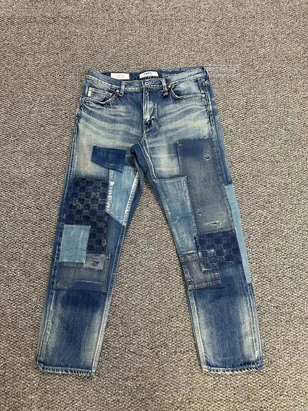 Fdmtl Paneled Jeans W32l30 Hardly in Blue, Women's (Size 24)