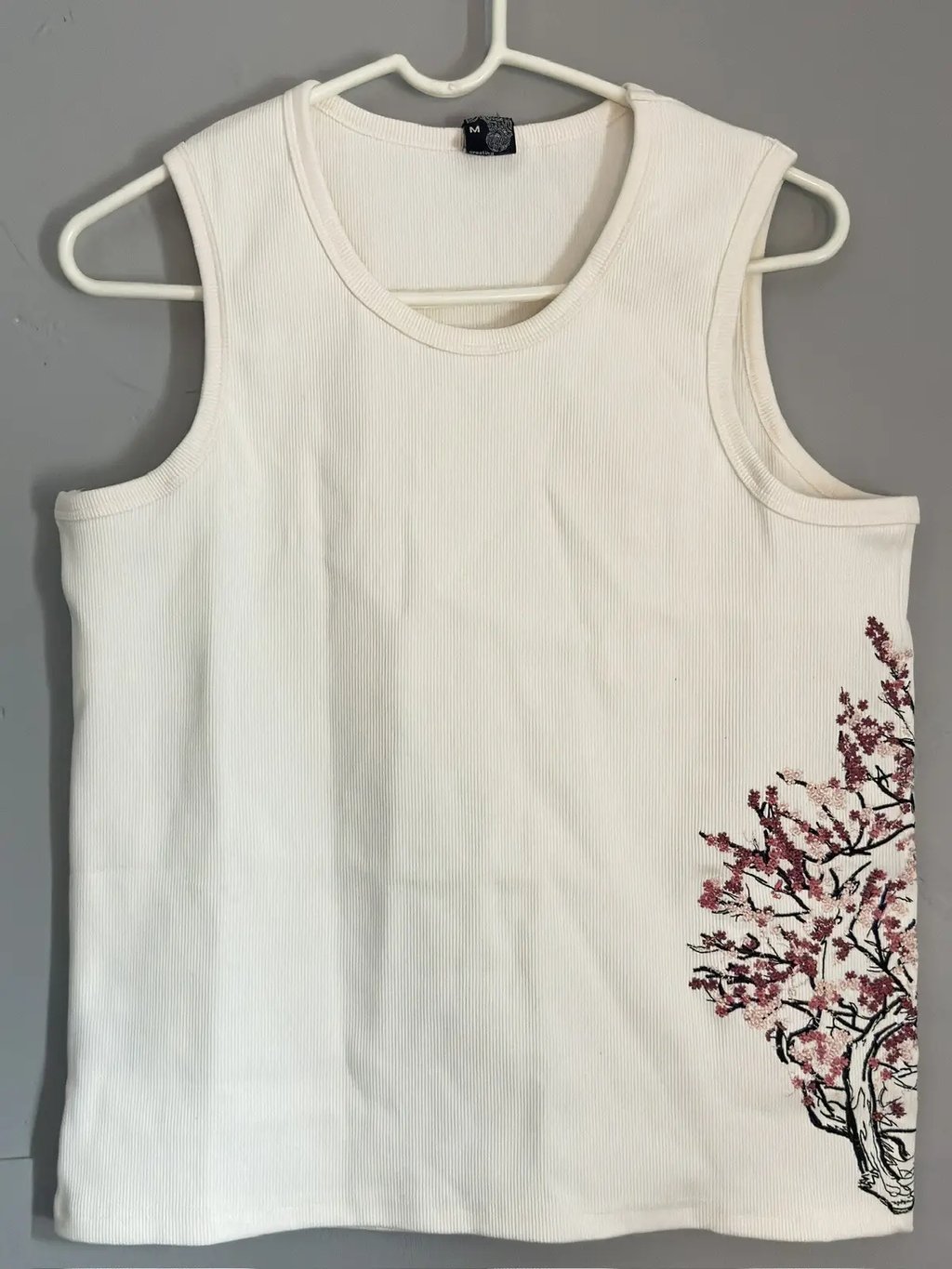 Tanktop in Beige, Men's (Size M)