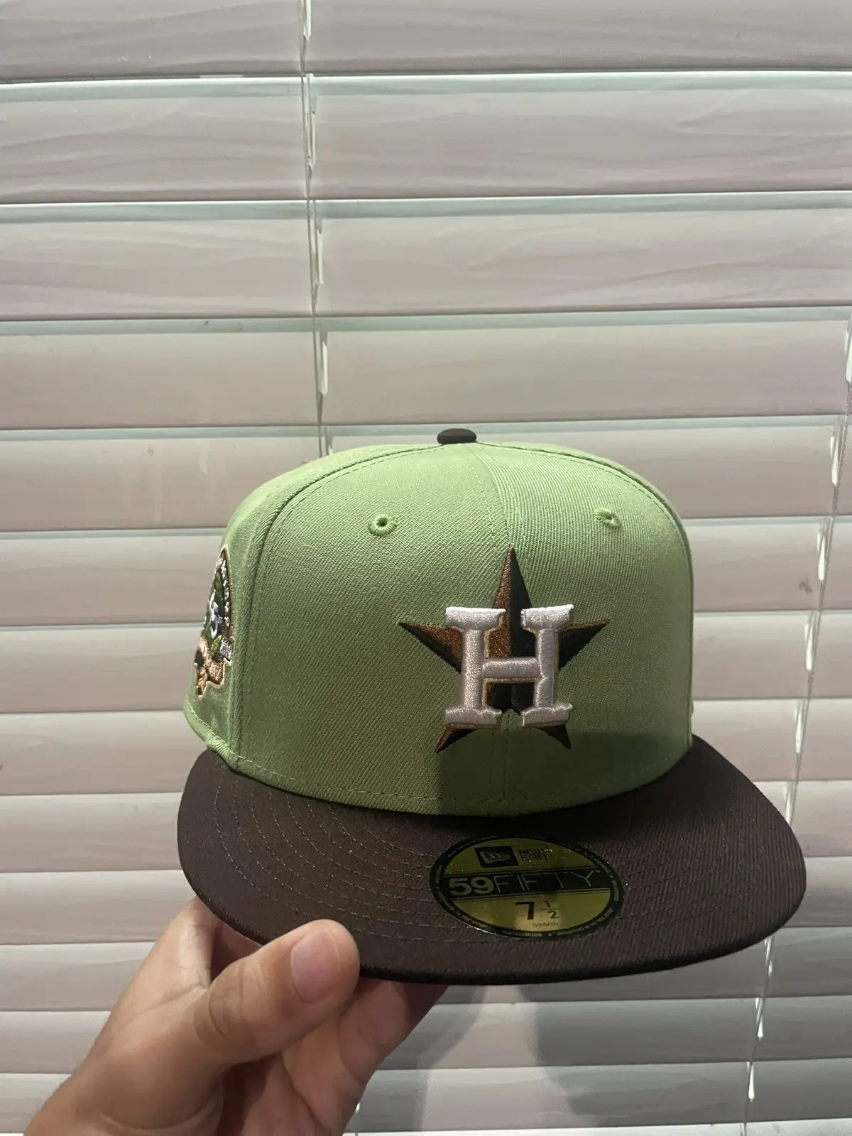 Hat Club 7 1/2 Neo Pasadena Houston Astros Matcha Green 45Th Patch, Men's