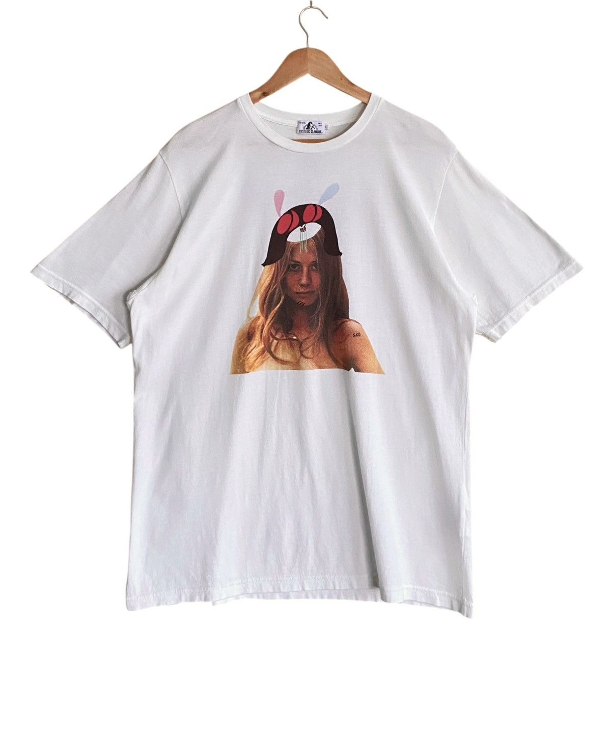 Very Vintage Hysteric Glamour Skoloct T-Shirt 2000S in White, Men's (Size Large)