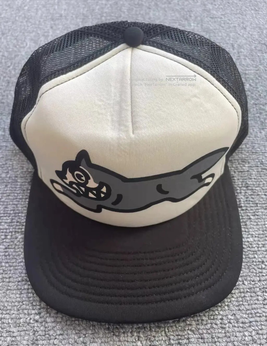 Billionaire Boys Club (Bbc) Icecream Flying Dog Trucker Hat in Black, Men's
