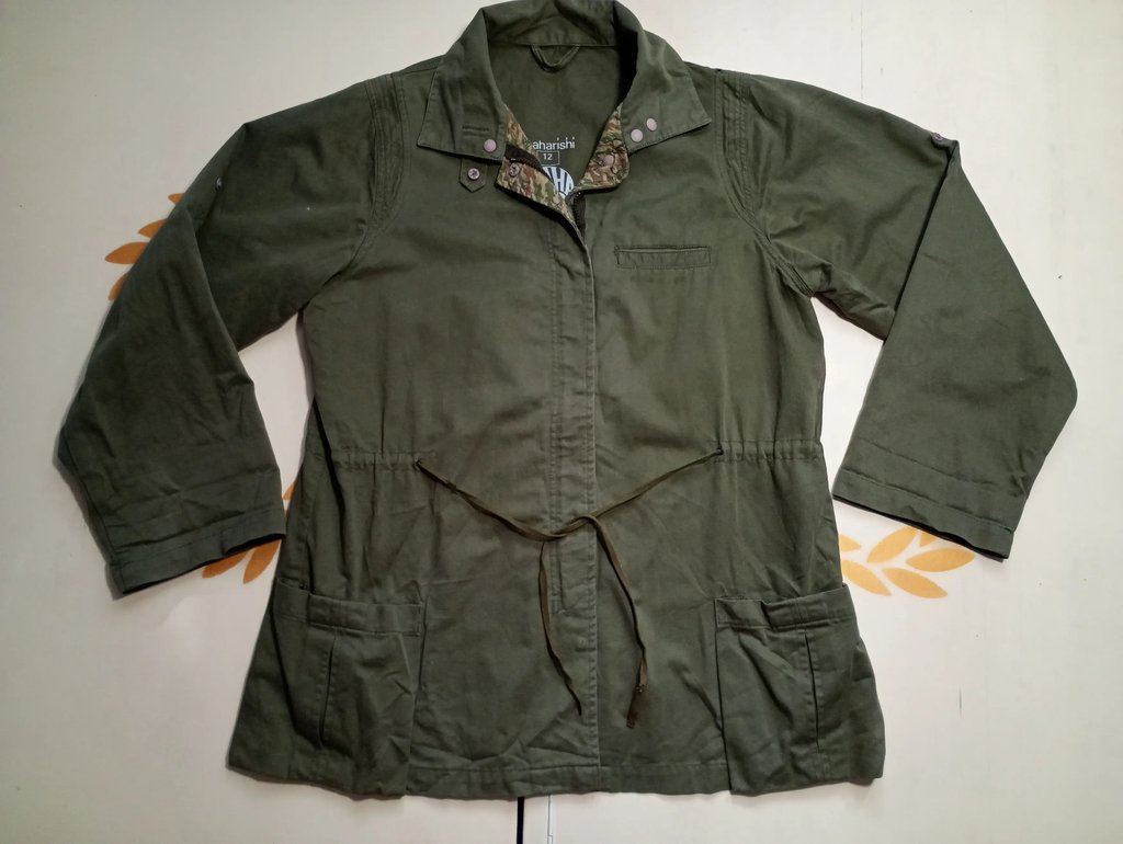 Vintage Maharishi Jacket Size Uk 12 in Brown, Women's