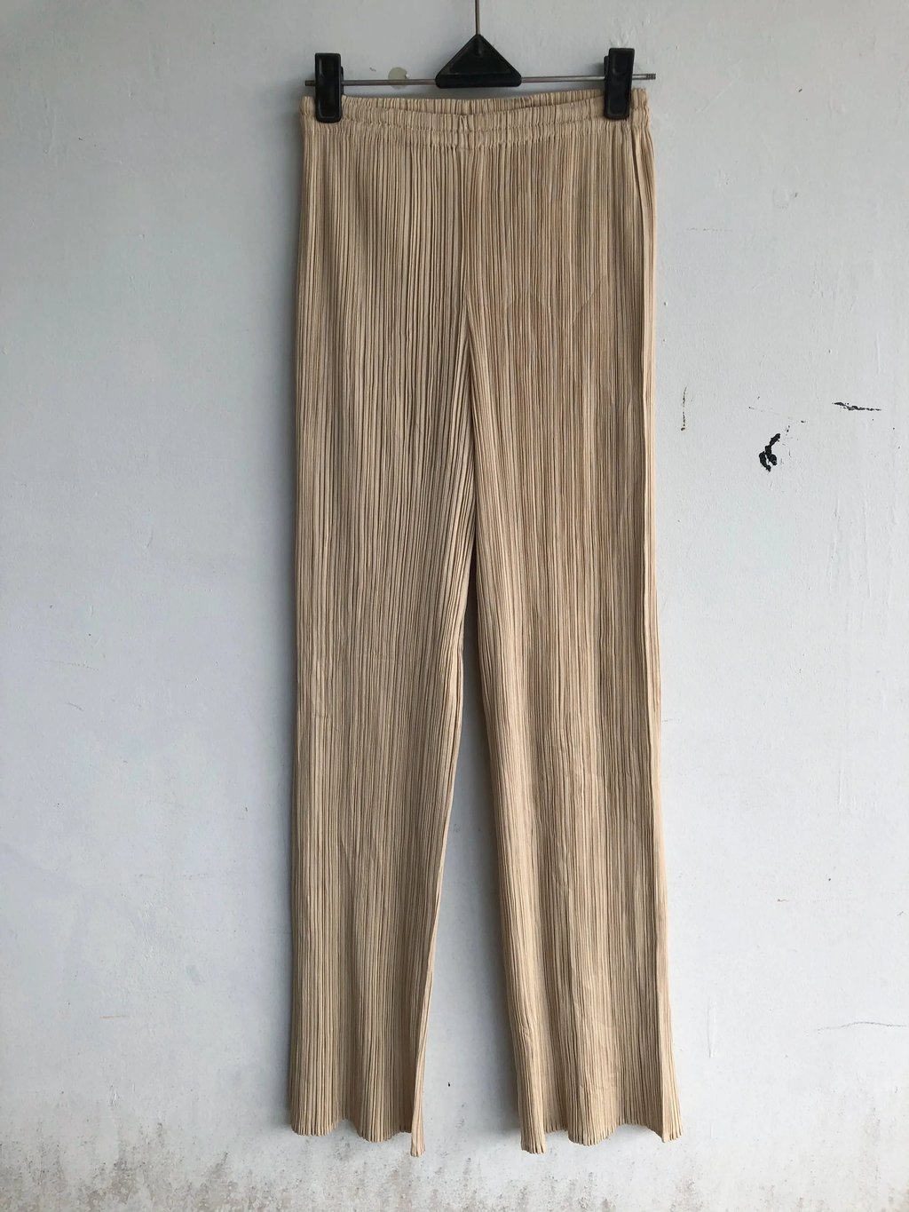 Issey Miyake Pleats Please Pants in Beige, Women's (Size 30)