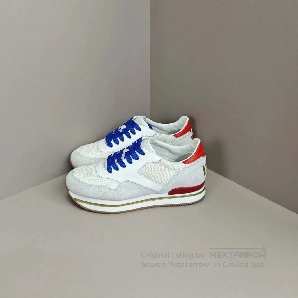 Hogan Platform Casual Shoes| in White, Women's (Size 6.5)
