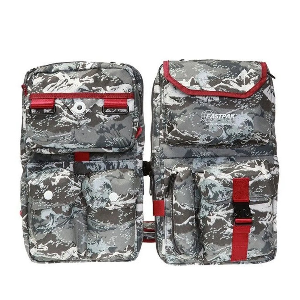 Tactical Multi Pocket Crossbody Backpack Double Belt Bag in Gray, Men's