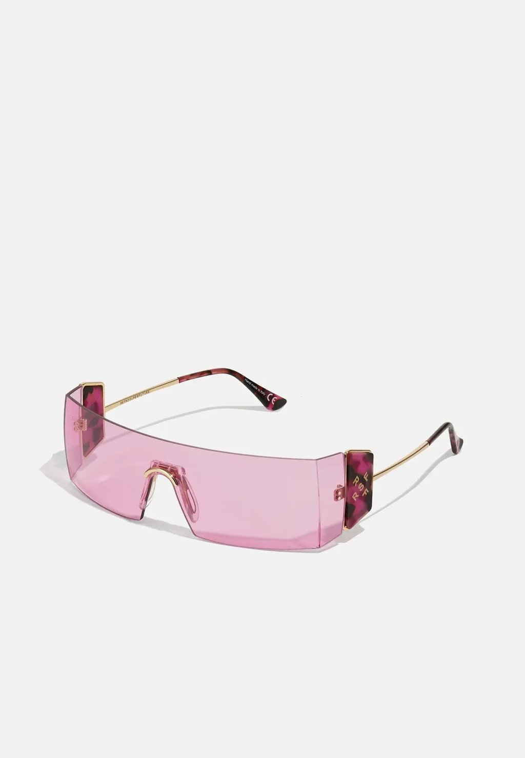 Ss23 Retrosuperfuture Ra1 Pianeta Pink Shield Sunglasses, Women's