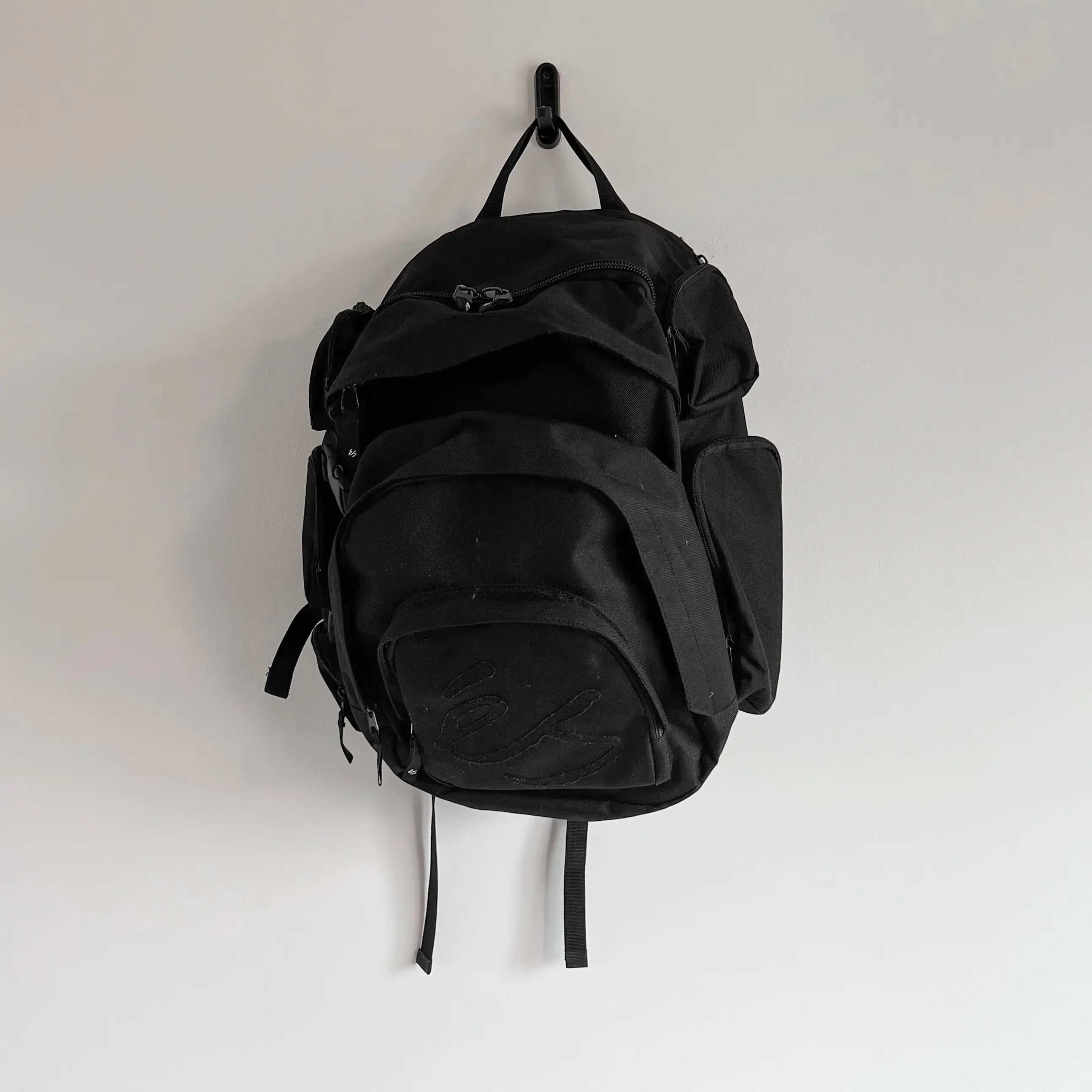 Vintage Es Skateboard Backpack With Skate Tote in Black, Men's