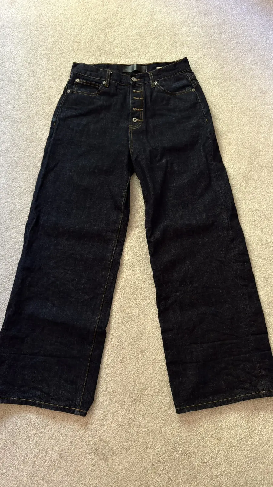 No Faith Studios No Faith Studio Raw Japanese Selvedge Denim Indigo in Blue, Men's (Size 30)