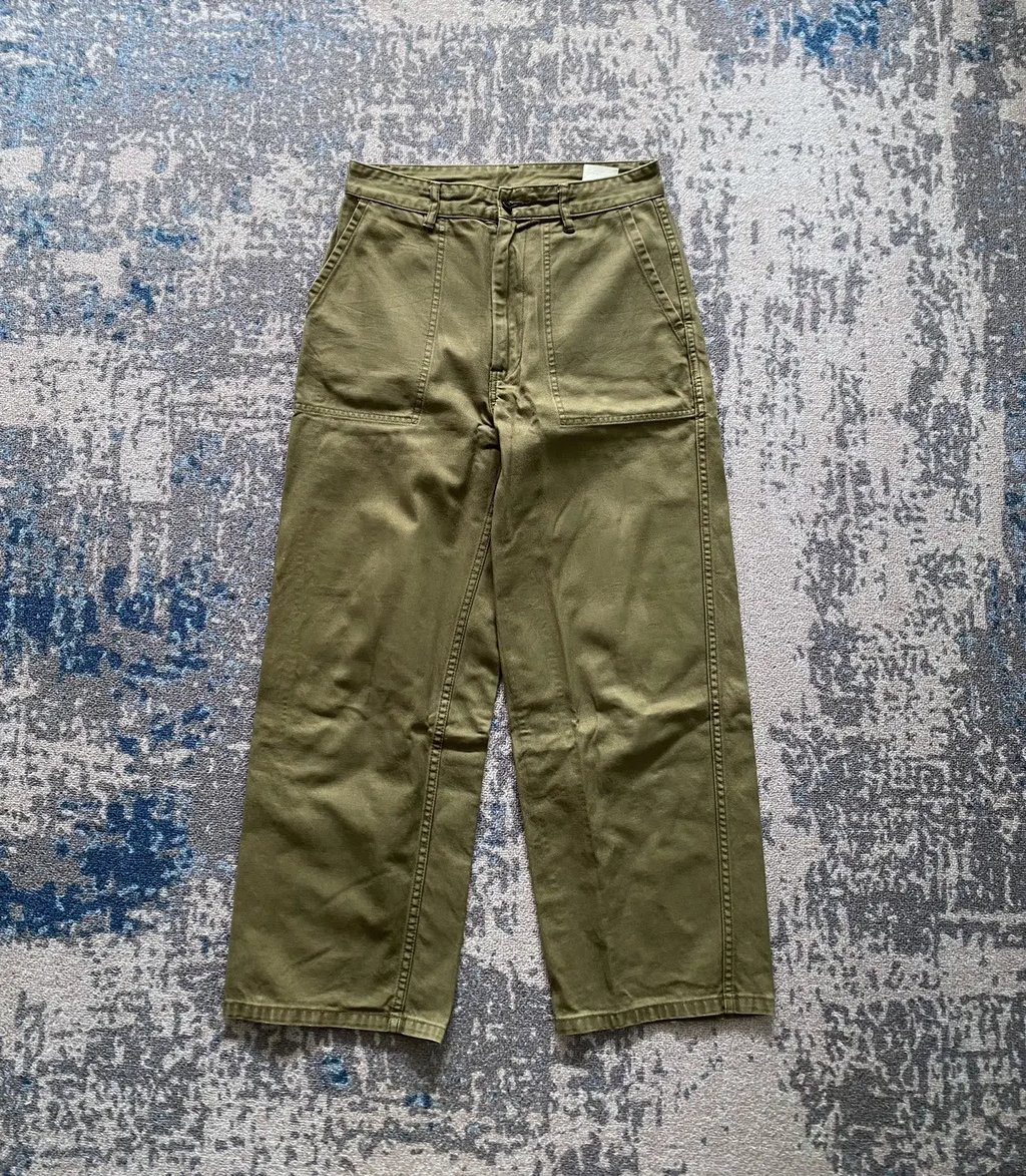 Vintage Danton Vetements De Travil Fatigue Pants in Green, Men's (Size 28)