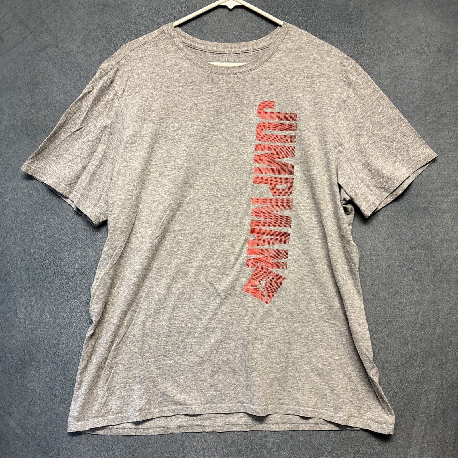 Jordan Brand Men's T-Shirt Jumpman Short Sleeve Crew Athletic in Grey (Size XL)