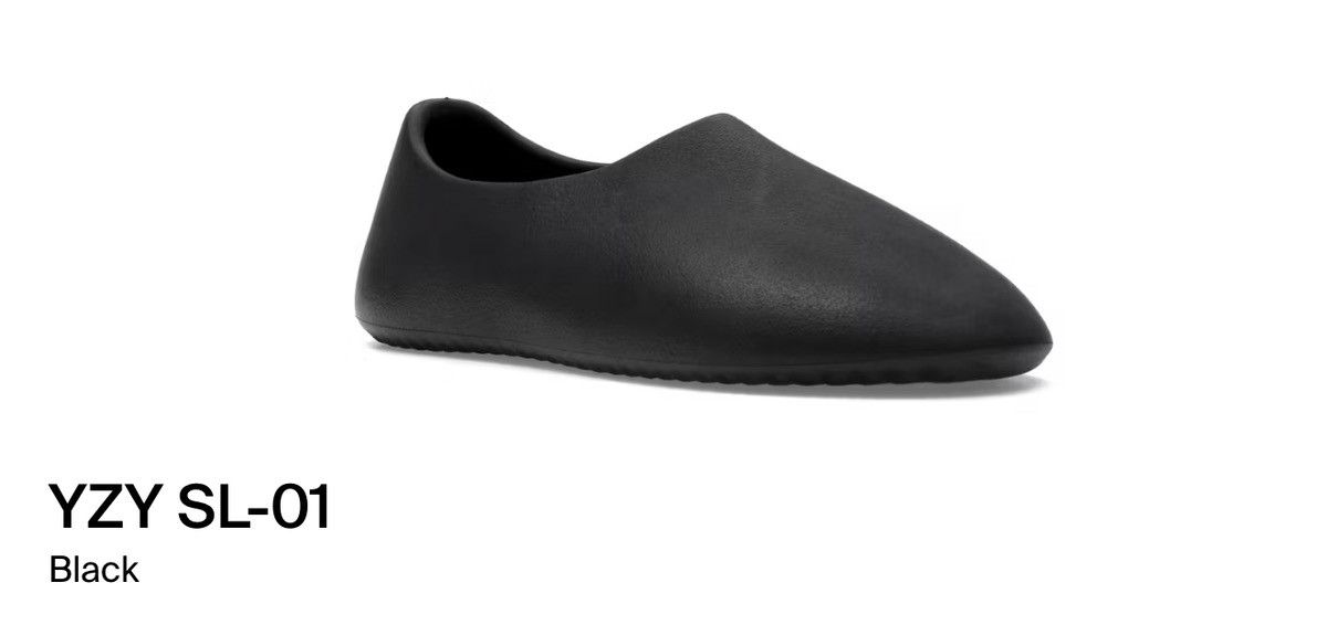 Yeezy Sl-01 Black Shoes, Men's (Size 10)