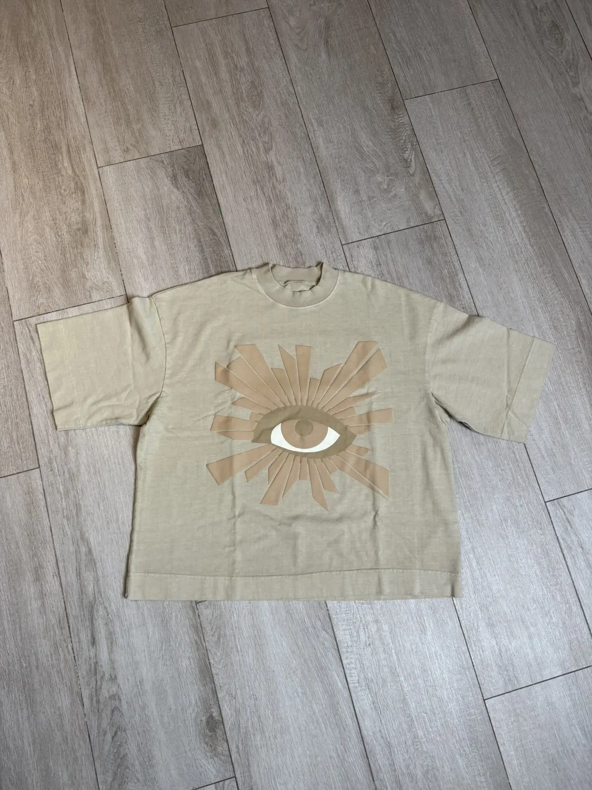 Tan House Of Errors Eye T-Shirt in Beige, Men's (Size XL)