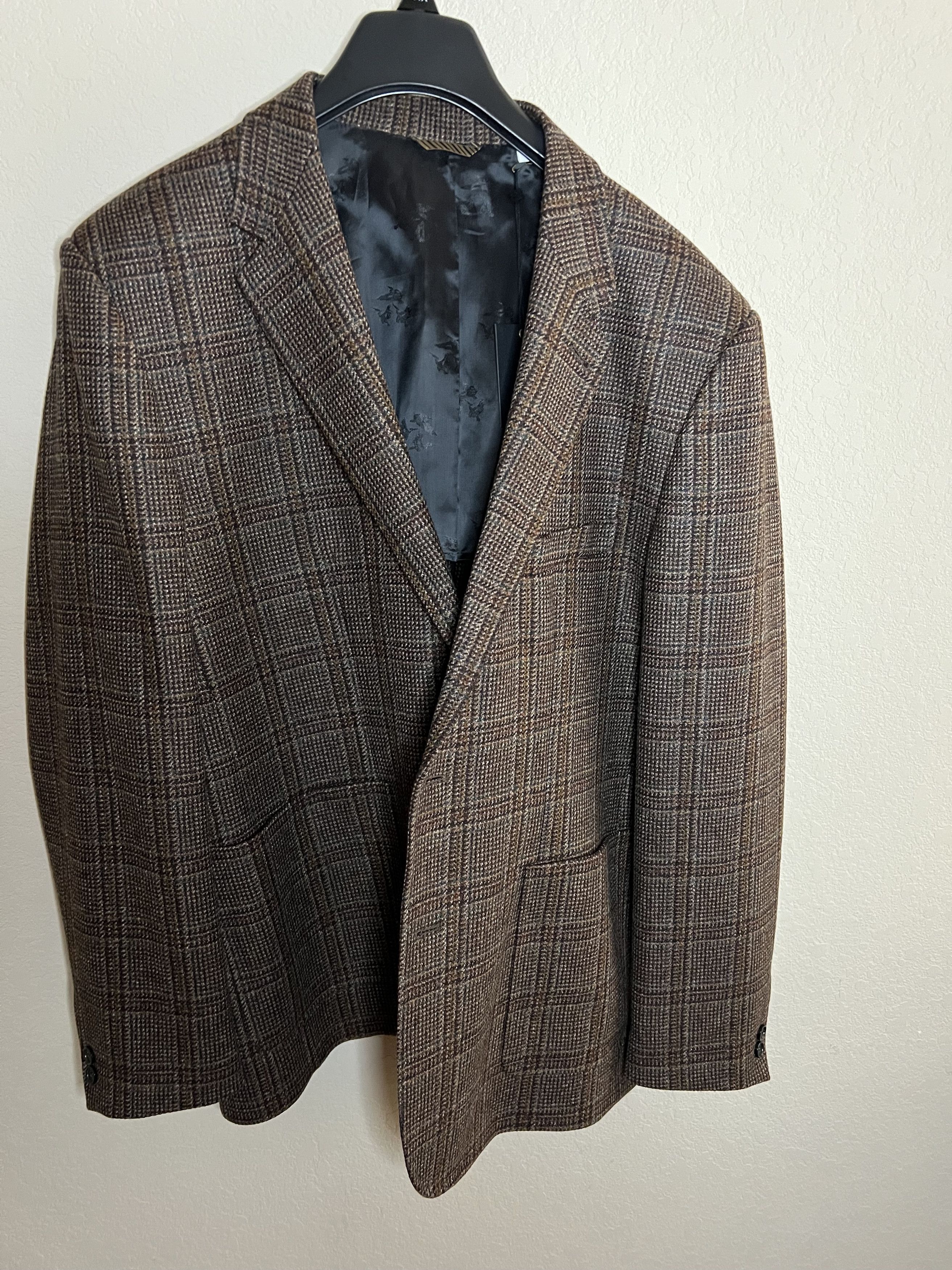 Billy Reid Walton Plaid Jacket – 48R – Italian Wool – NWT in Brown, Men's (Size XL)