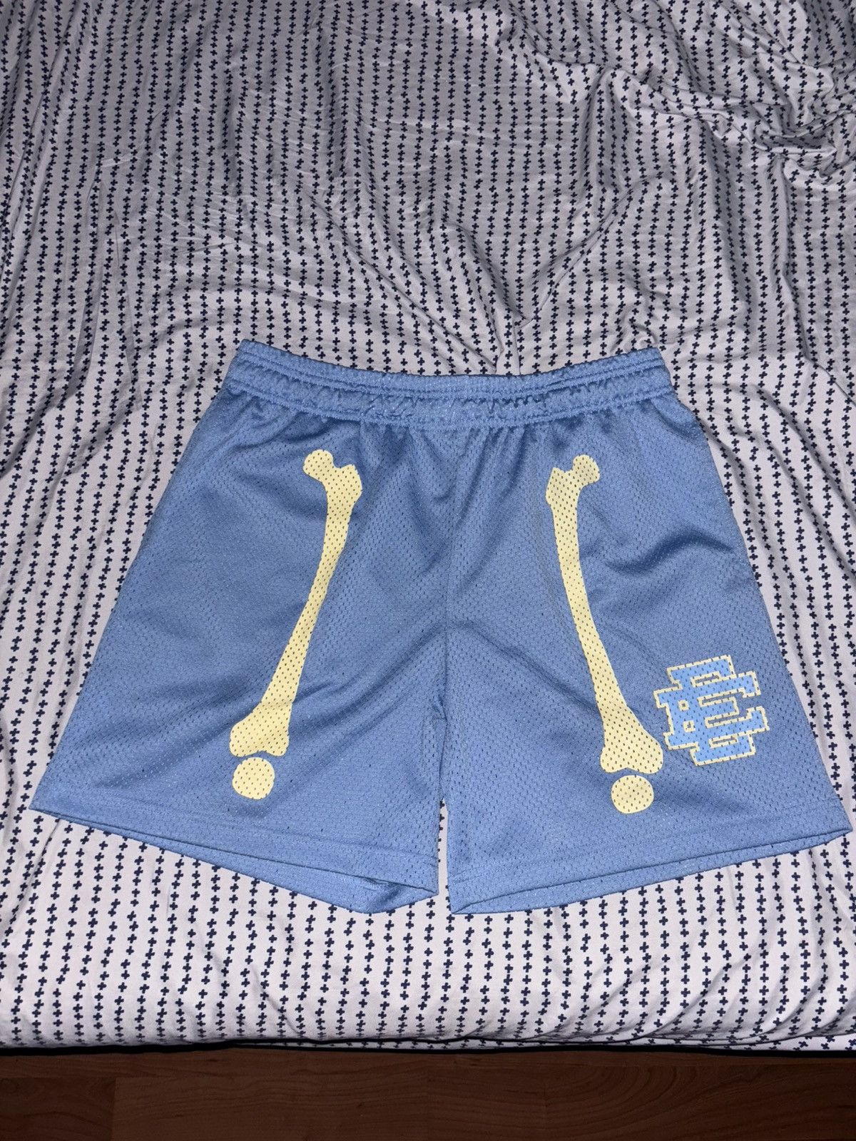 Eric Emanuel Skelton Shorts in Blue, Men's (Size 32)
