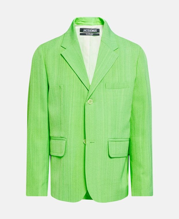 Jacquemus Suit Jacket in Green, Men's (Size 46R)
