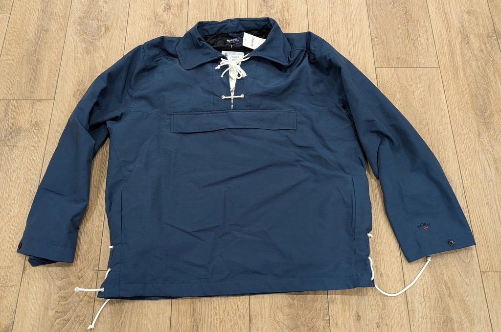 Noah Cotton/Nylon Ski Anorak Jacket Blue 1XL, Men's