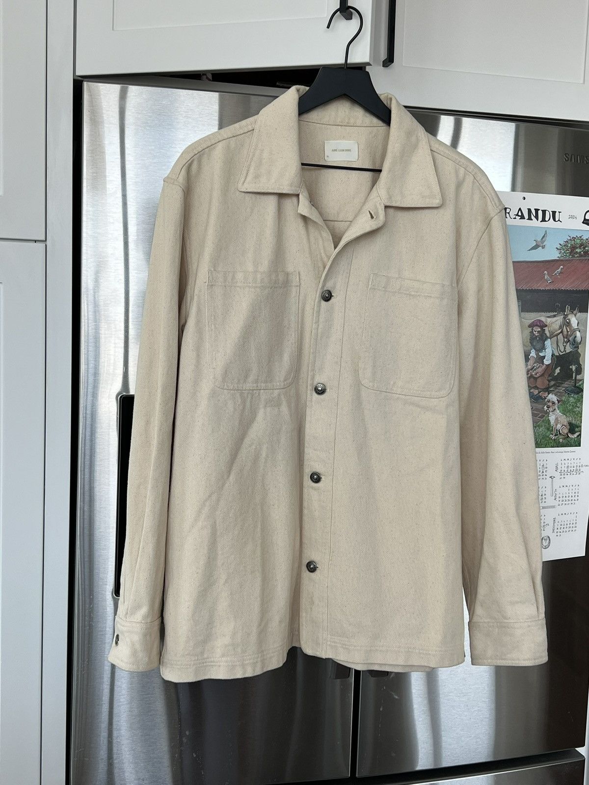 Aime Leon Dore Denim Overshirt - Xl, Men's