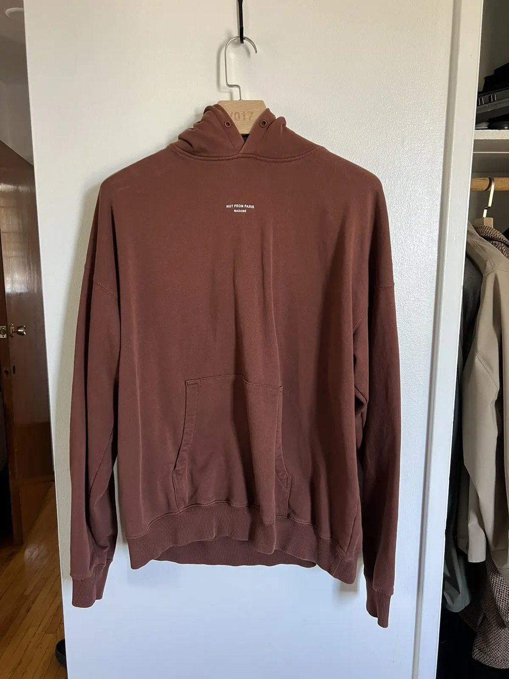 Drôle De Monsieur Hoody 2XL in Brown, Men's (Size Xxl)