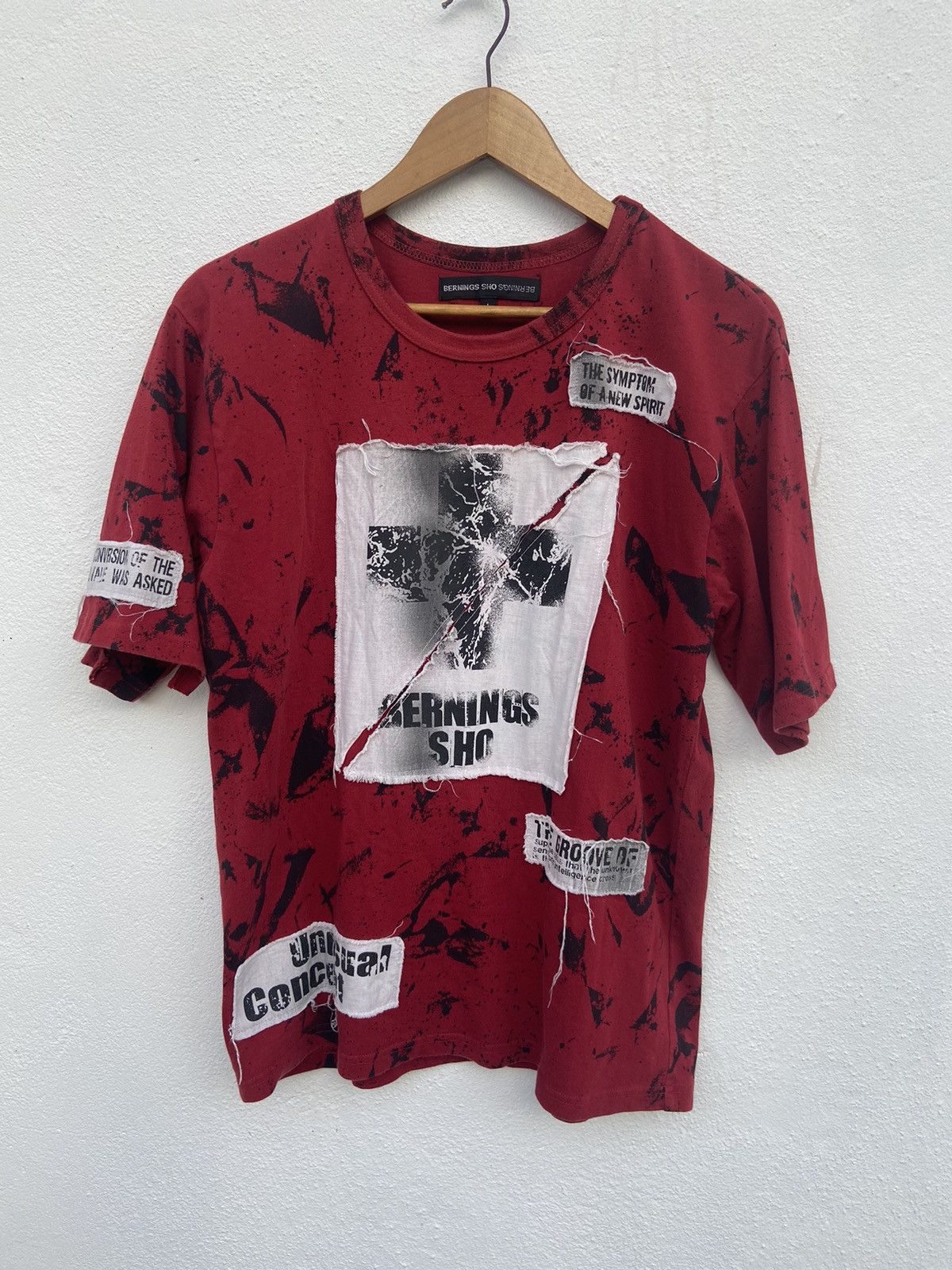 Beauty Beast Bernings Sho T Shirt Seditionaries Distressed If Six Was in Red, Men's (Size Medium)