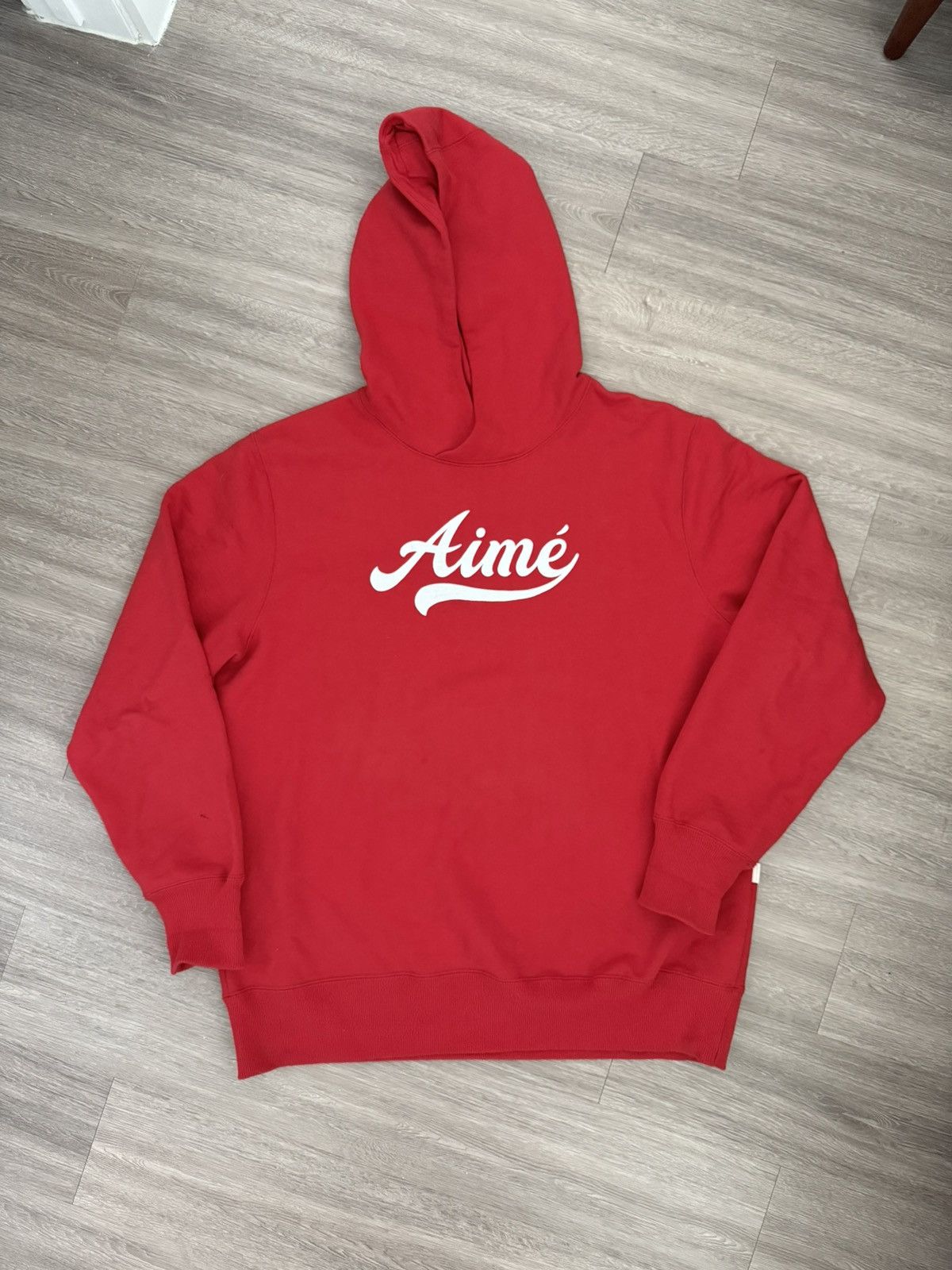Aime Leon Dore Hoodie in Red, Men's (Size XL)