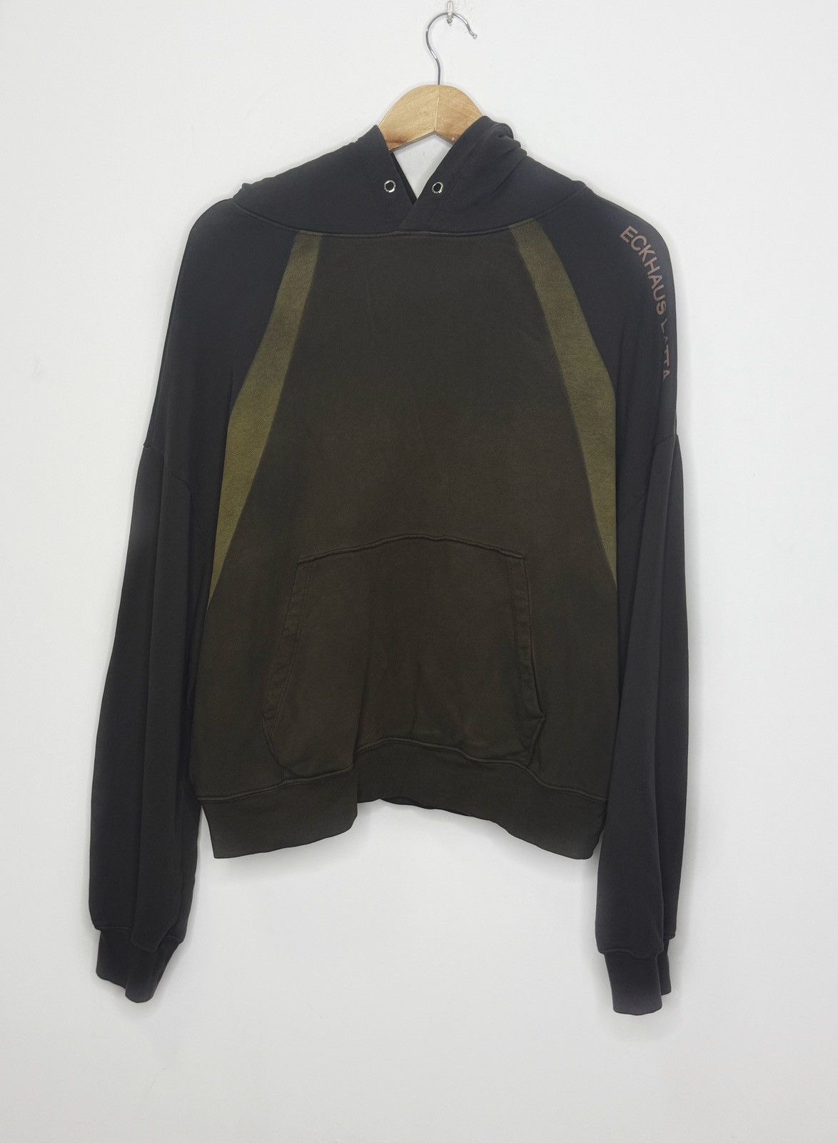 Eckhaus Latta Hoodie in Brown, Men's (Size Large)