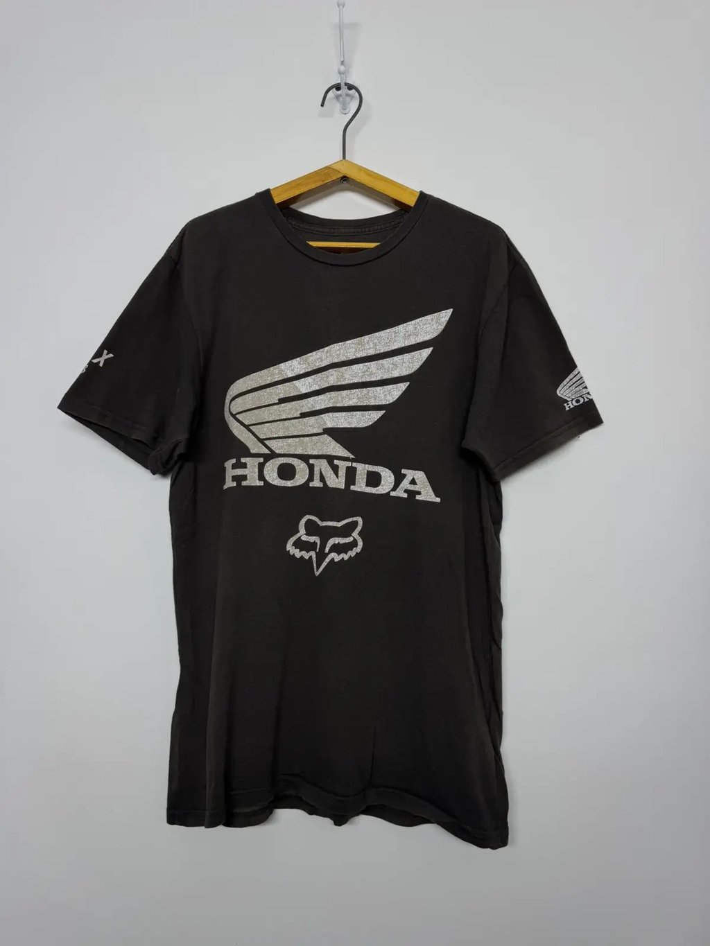 Vintage Y2K Fox Racing Honda T-Shirt in Brown, Men's (Size M)
