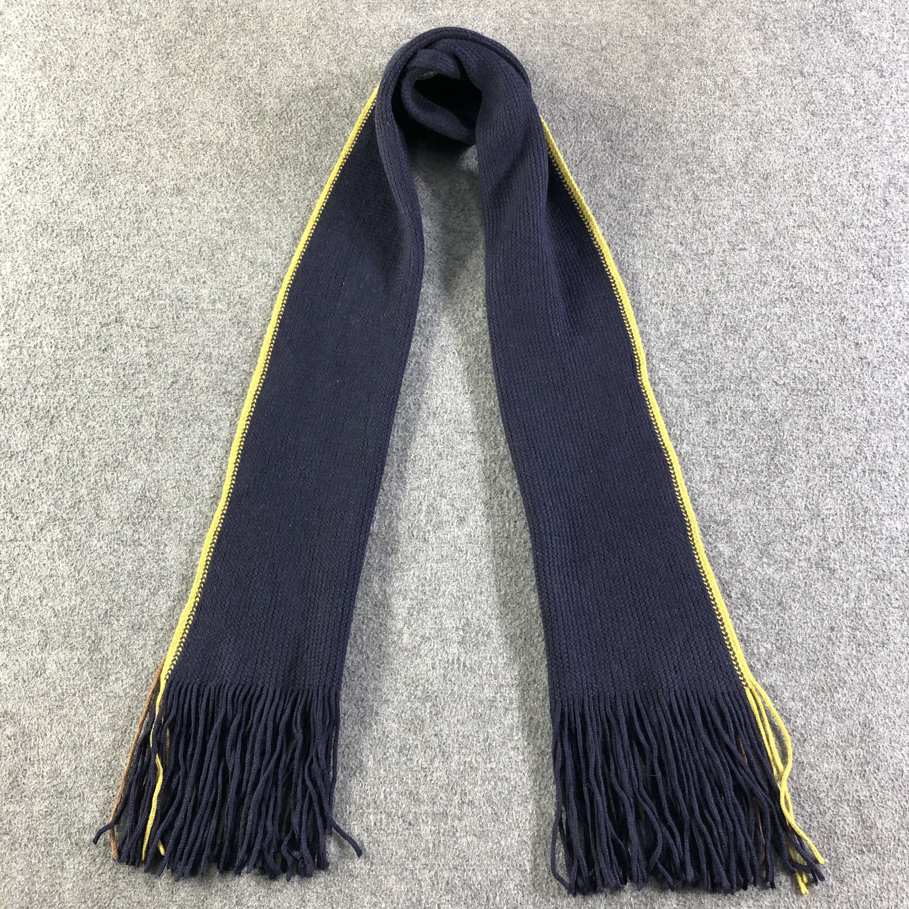 Agnes B. Scarf / Muffler / Neckwear P095 in Blue, Men's