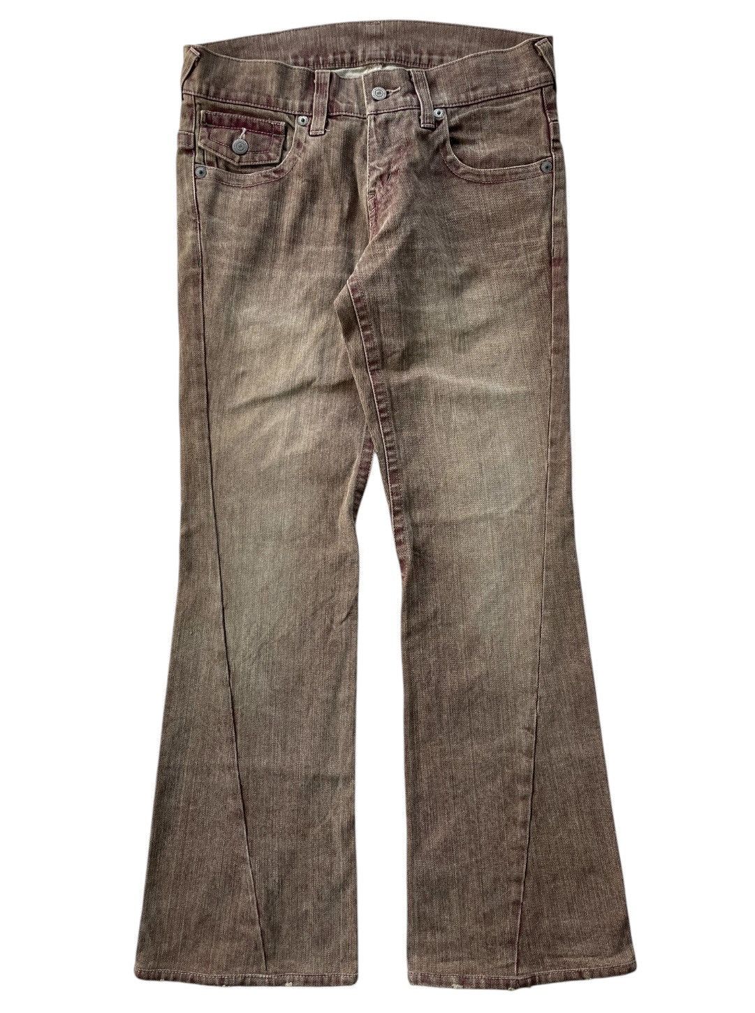 Twisted Flare Vintage Tornado Mart Jeans in Purple, Men's (Size 31)