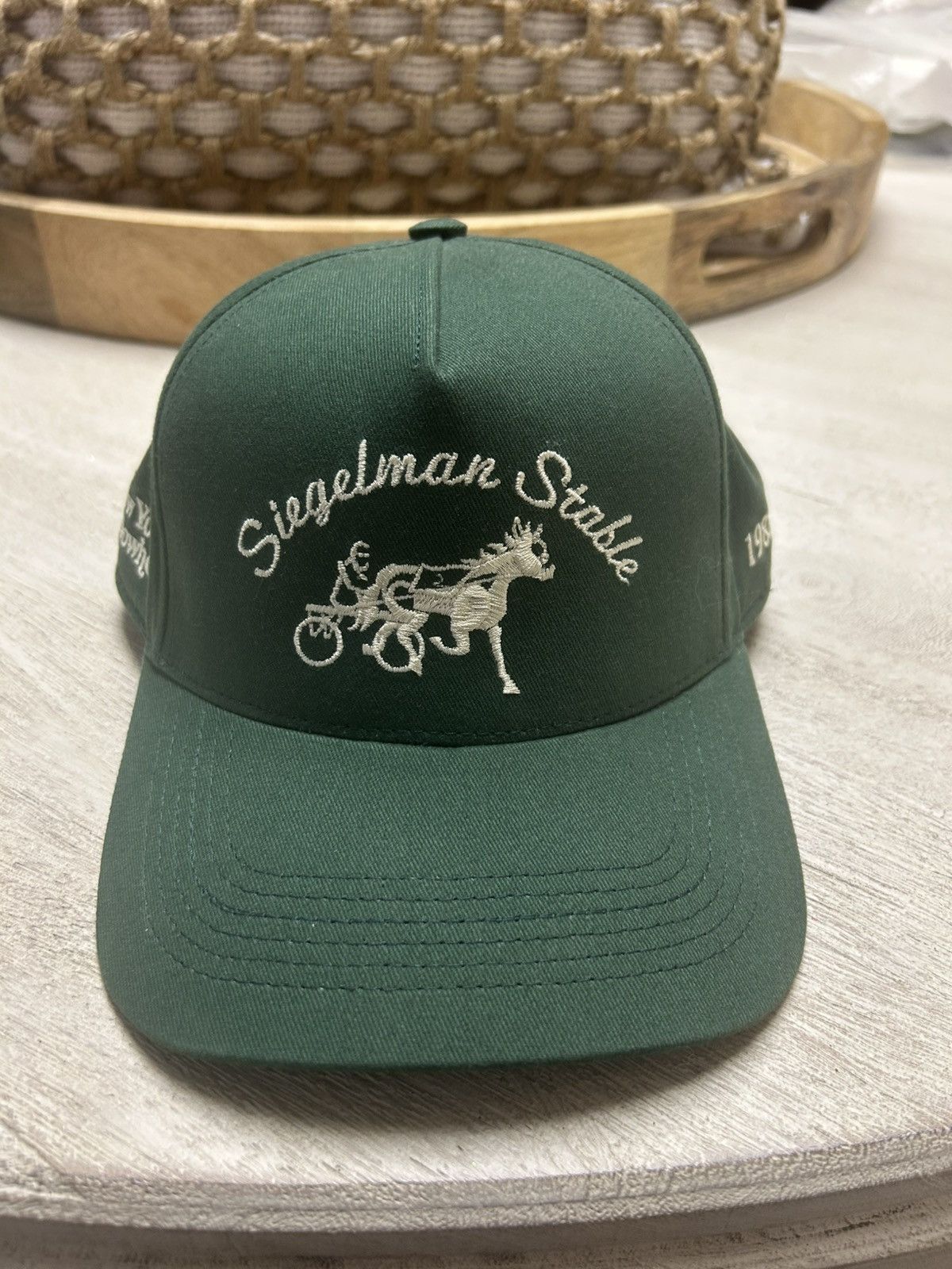 Siegelman Stable X Nyon Snapback in Green, Men's