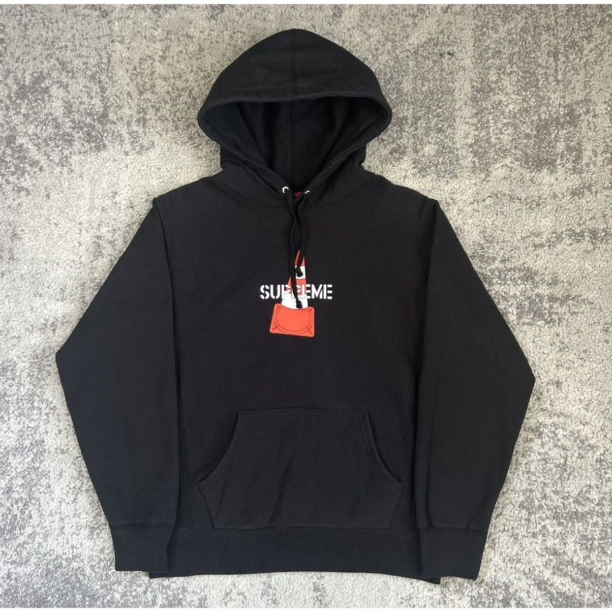 Supreme Cone Hooded Sweatshirt Black Medium, Men's