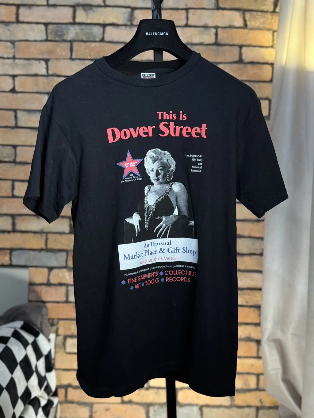 Dsm X Better Giftshop Tee T Shirt Graphic Logo in Black, Men's