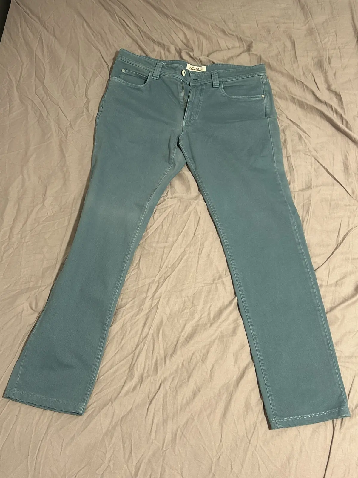 Loro Piana Mens Blue/teal Jeans Size 35