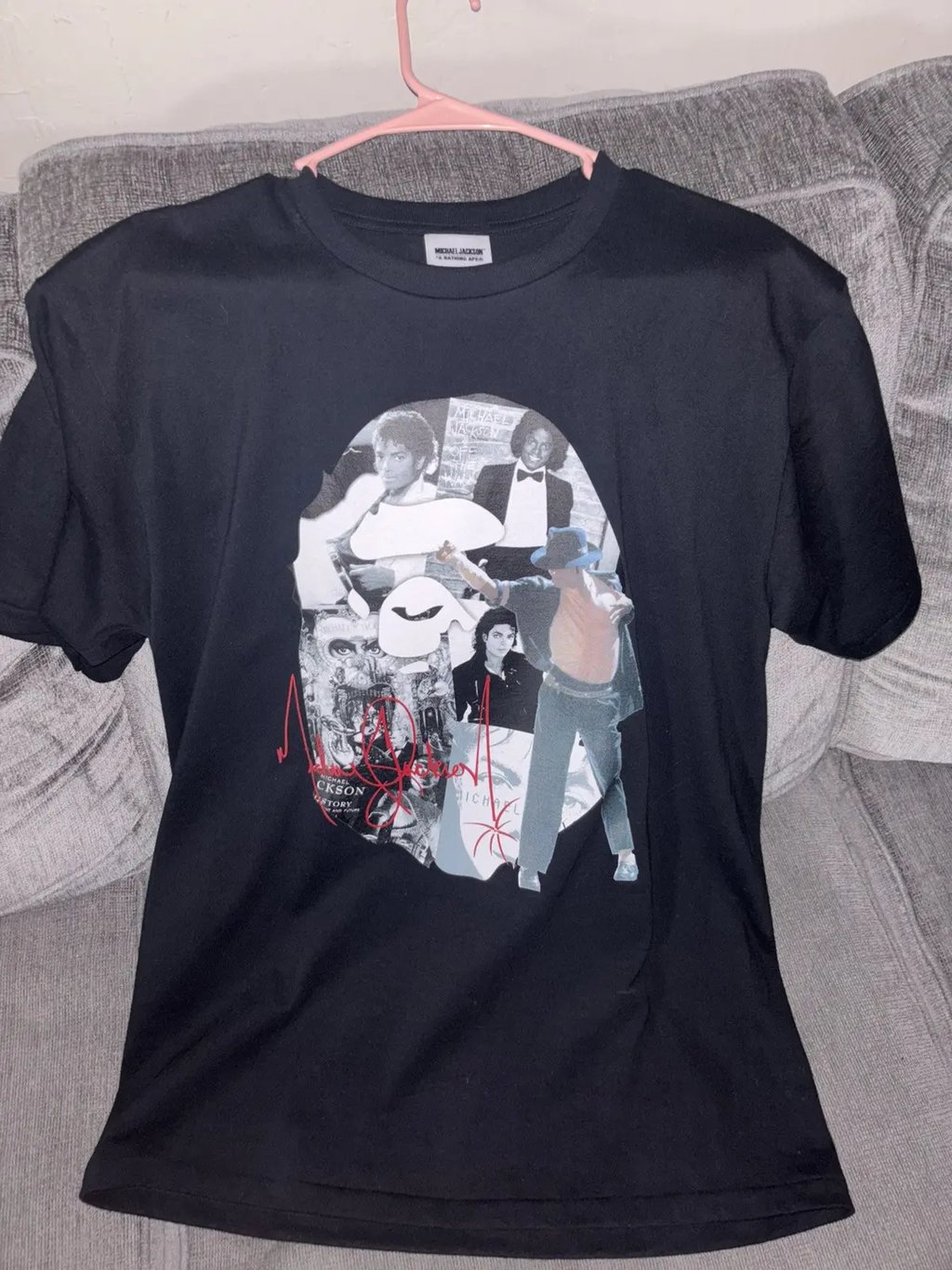 Bape X Michael Jackson in Black, Men's (Size Xl)