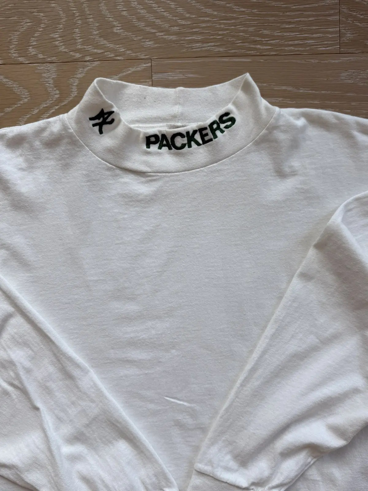 Matix Vintage Green Bay Packers Nfl Mock Turtleneck Thermal Shirt in White, Men's (Size XL)