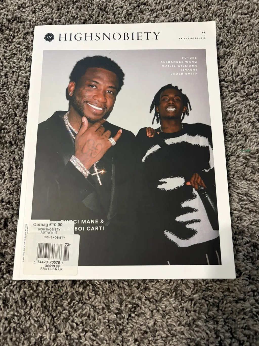 Highsnobiety Issue 15 Gucci Mane Carti in White, Men's