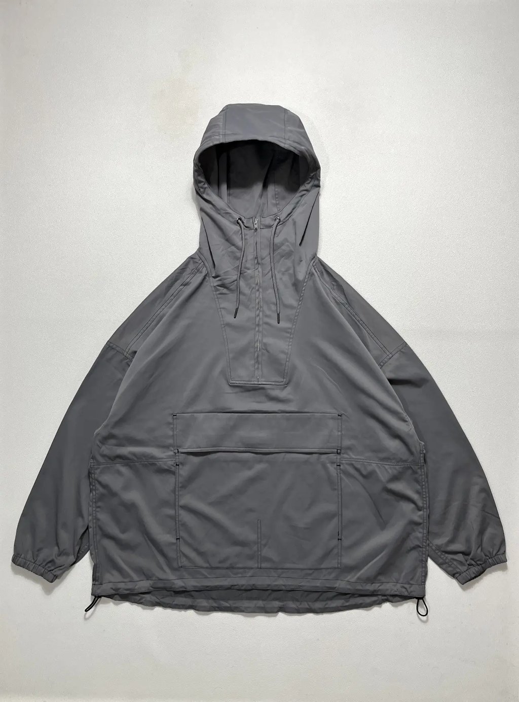 Colony2139 Stretch Grand Big Silhouette Anorak Parka in Gray, Men's
