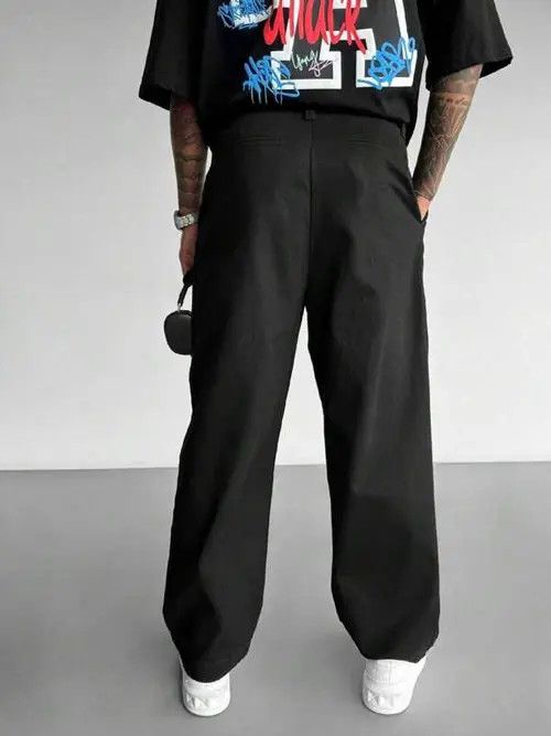 Kurihara X Eri Elegance Casual Pants in Black, Men's (Size 34)