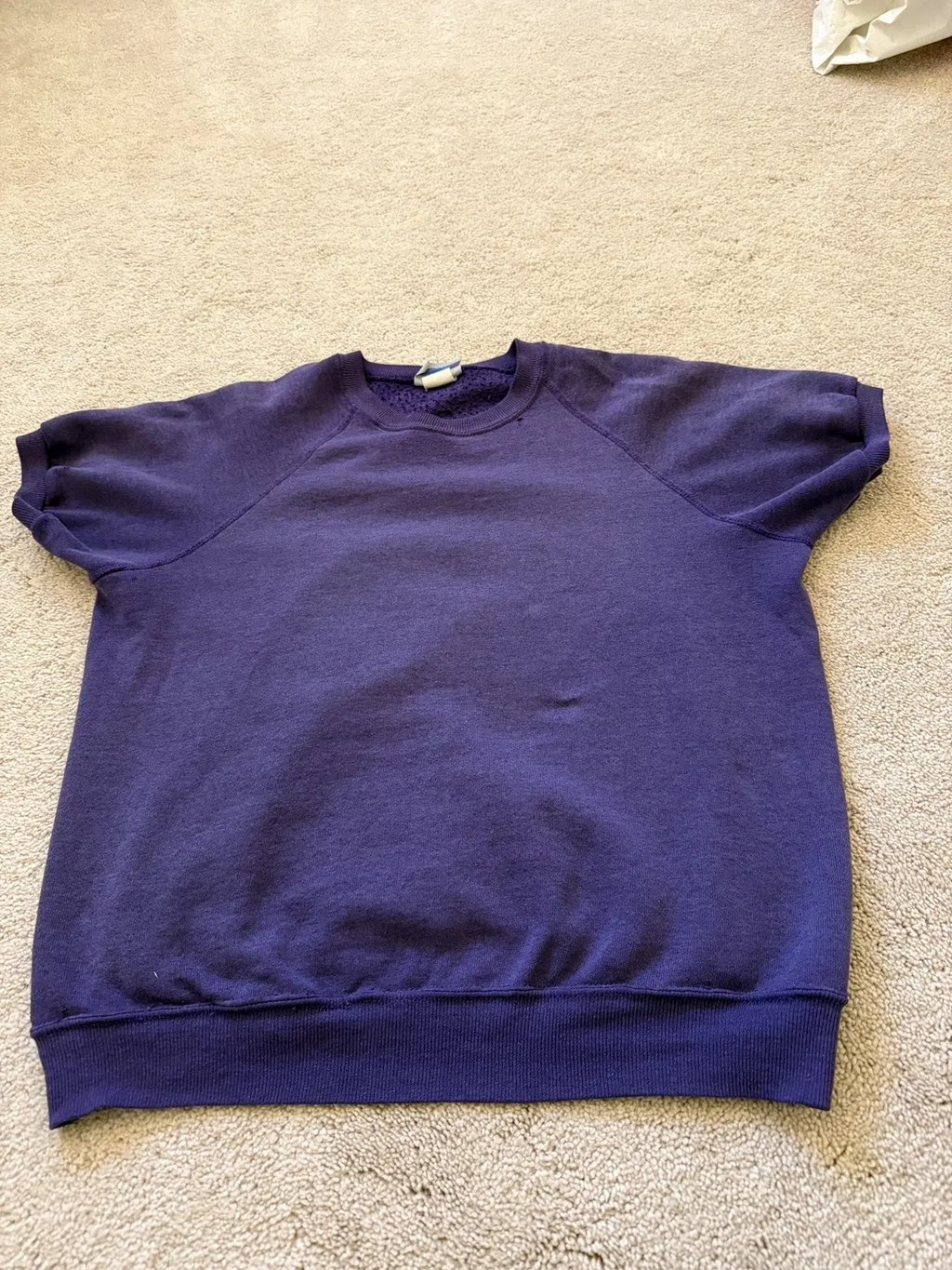 Blank Purple Grape Raglan, Men's (Size S)