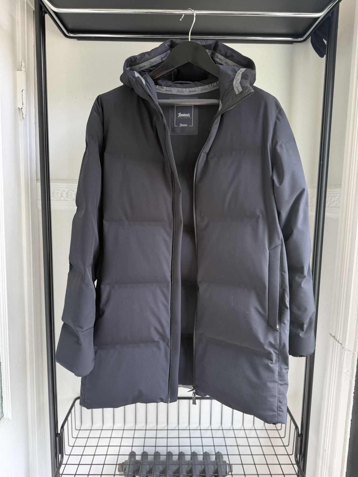 Herno Laminar New Impact Down Parka in Black, Men's (Size Large)