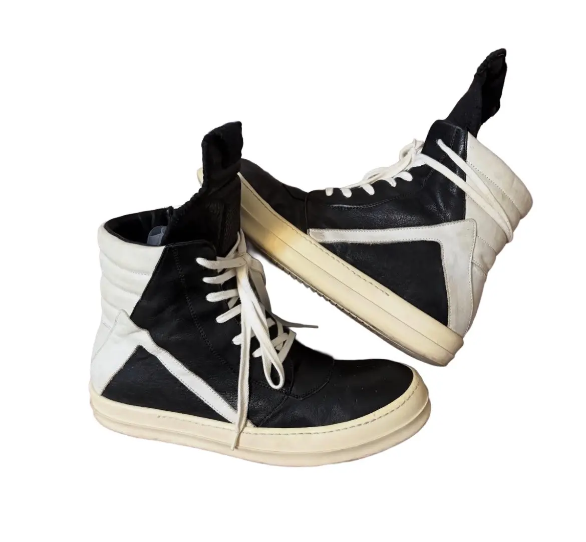 Rick Owens Geobasket Shoes in Black, Men's (Size 10)