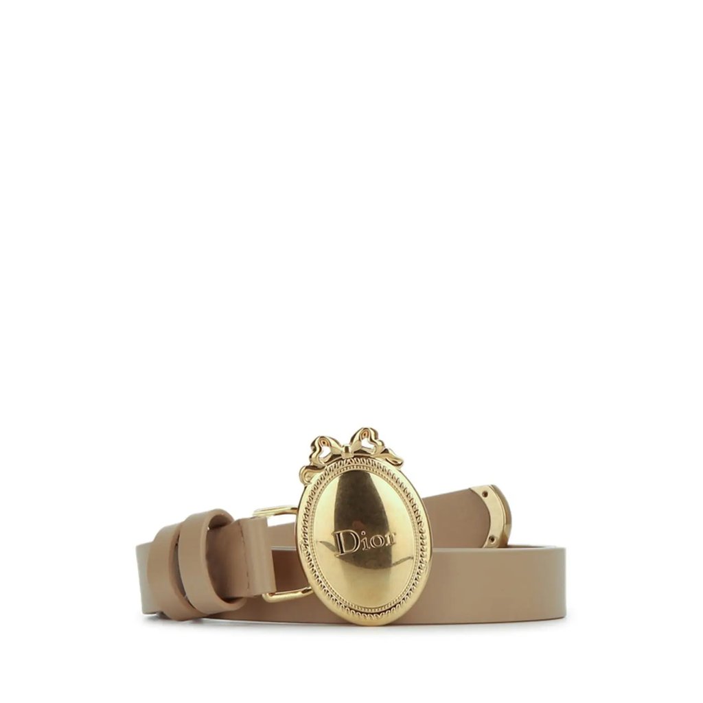 Dior $860 Medaillon Glove 20mm Belt Women's, Women's